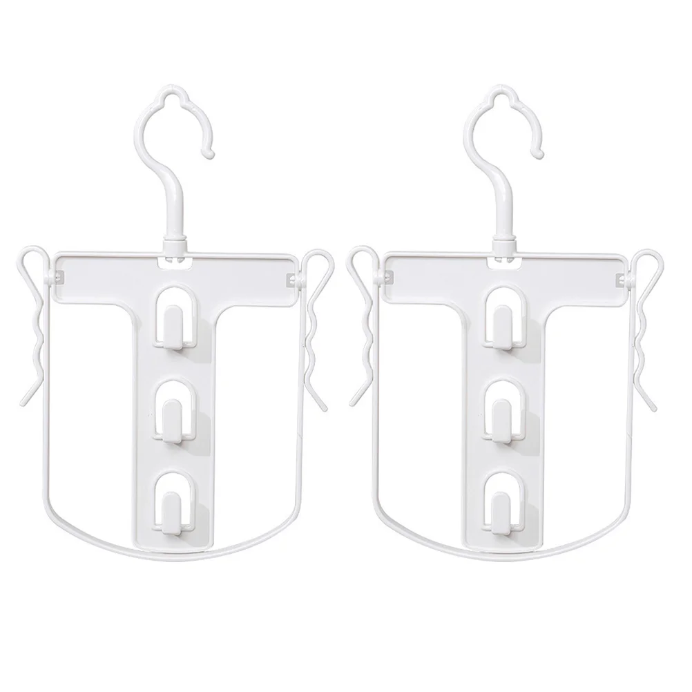 

2Pcs Rotatable Drying Rack Laundry Organizer Windproof Strong Lightweight Collapsible Storage Hoodie Drying Essential