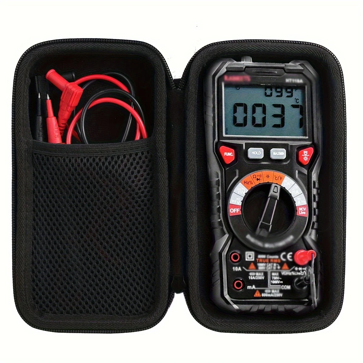 1 piece hard travel storage case, suitable for KAIWEETS digital multimeter, TRMS 6000 counting voltmeter auto range (only bag)