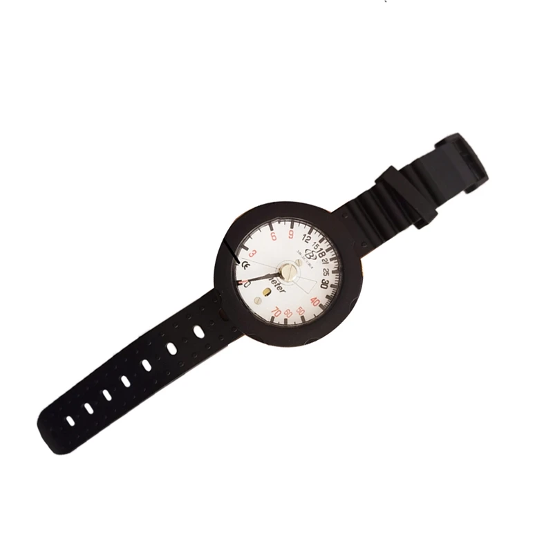 FULL-70M กันน้ําดําน้ําใต้น้ําพร้อมสายรัดข้อมือดําน้ํา Scuba Watchband เรืองแสง