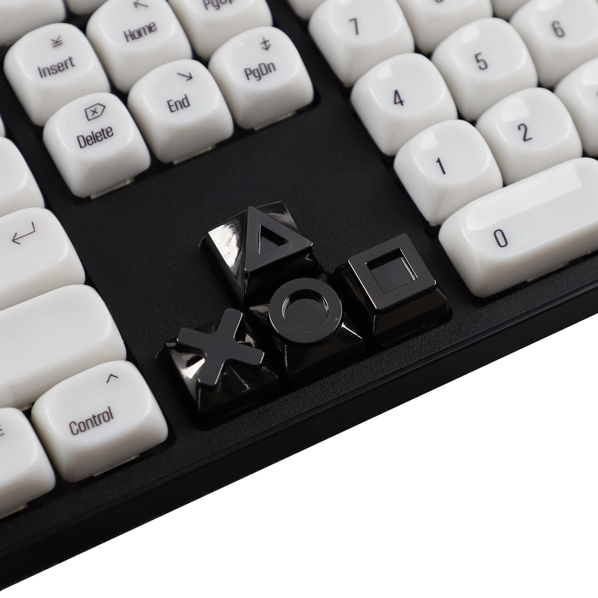 4pcs Metal Console Arrow Keys Mechanical Keyboard Custom Keycaps Alloy Gaming Key Caps Personality