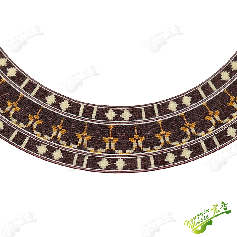 1 Stück Mundring für klassische Gitarre, Blumenmuster, Schalllochring, Massivholz-Gitarrenproduktionsmaterialien und Zubehör HUATOOL – Detail 11