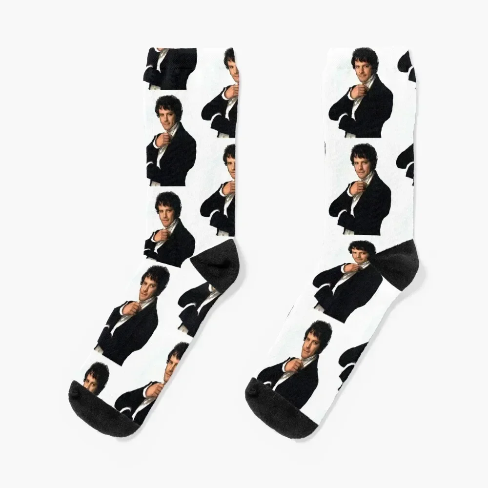 Colin Firth as Mr Darcy in Pride & Prejudice Socks hiphop essential winter Thermal man winter Women Socks Men's