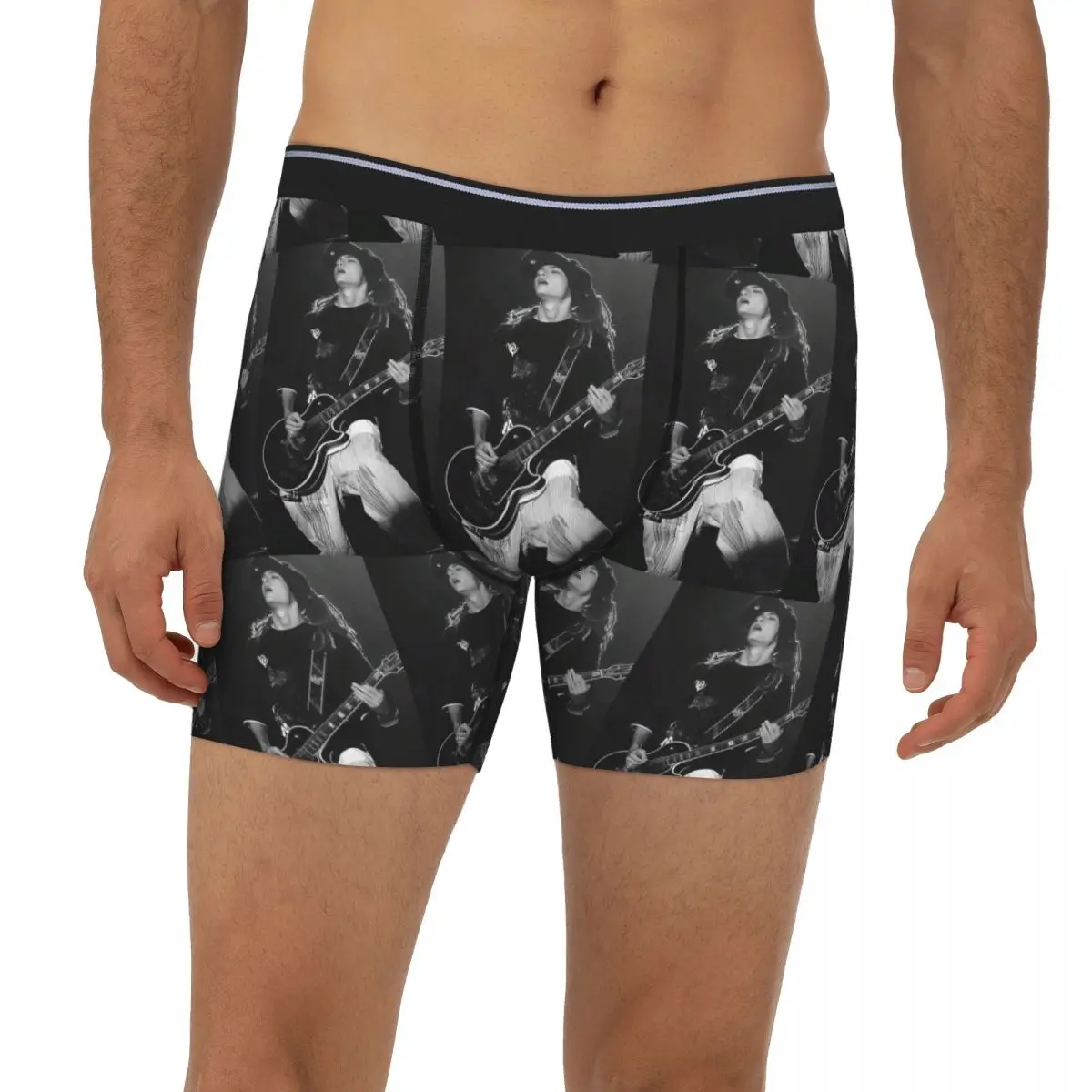 

Tokio Hotel Tom Kaulitz Music Band Long Boxer Underpants Short Men's Panties Soft Underwear for Homme Man Boyfriend Gift