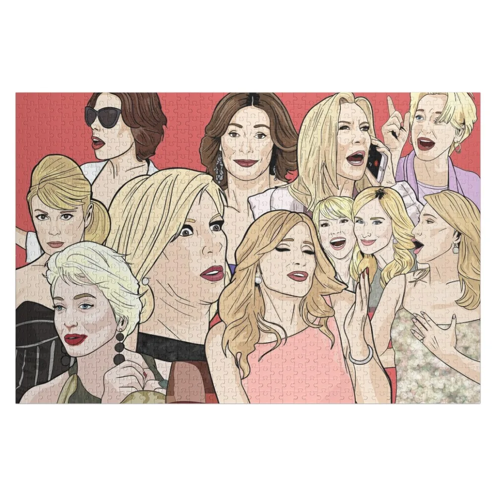 

Real Housewives Of New York - RHONY - Puzzle - Ramona, Sonja, Dorinda & Luann Jigsaw Puzzle Customized Toys For Kids Puzzle