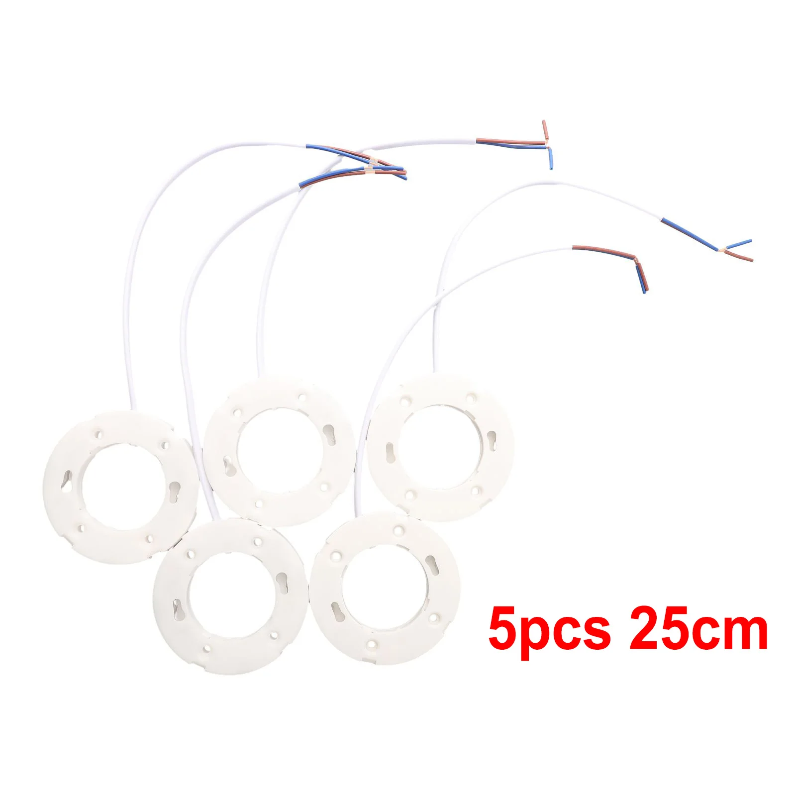 5pcs GX53 Lamp Holder Base For GX53 Lamps Fly Leads For LED And CFL Light Bulbs Holder Connector Bases Lighting Accessories