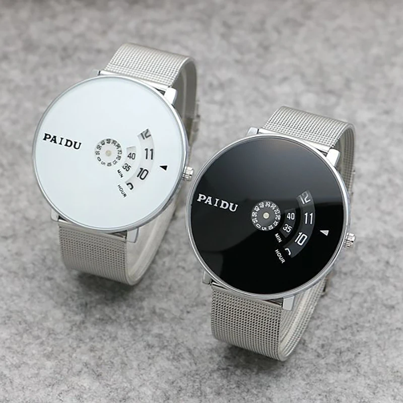UTHAI CQ208 New Minimalist Style Quartz Watch, Casual and Fashionable Multifunctional Student Style Leather Canvas Women's Watch