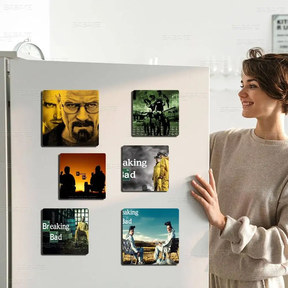 المسلسلات التلفزيونية كسر سيئة شخصية الإبداعية الكلاسيكية اللوحة مغناطيس الثلاجة صور رسالة الزخرفية