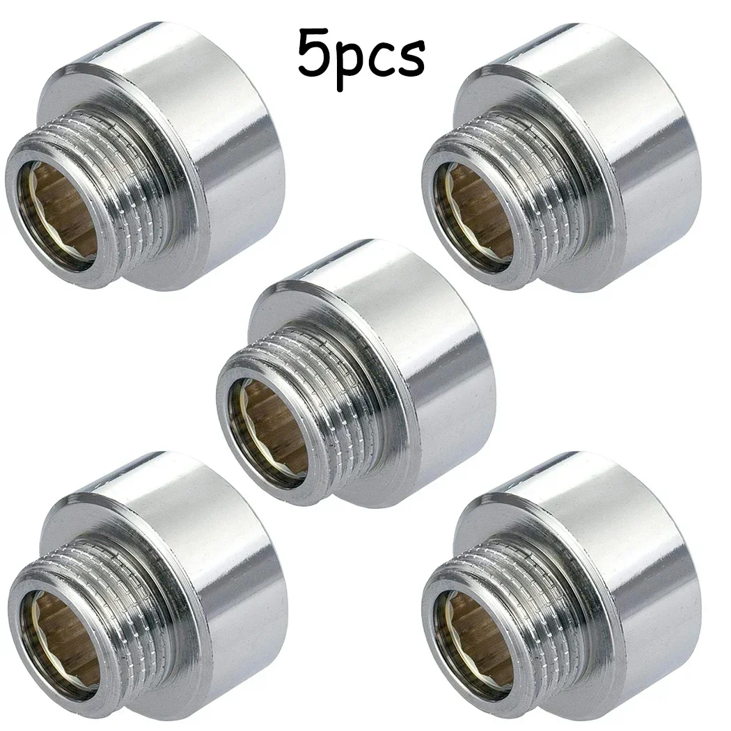 สายฝักบัว/หัวอะแดปเตอร์ 3/4 "ถึง 1/2" ชาย Chrome ลดหญิงซ่อมท่อทองแดงอุปกรณ์สําหรับแตะก๊อกน้ํา