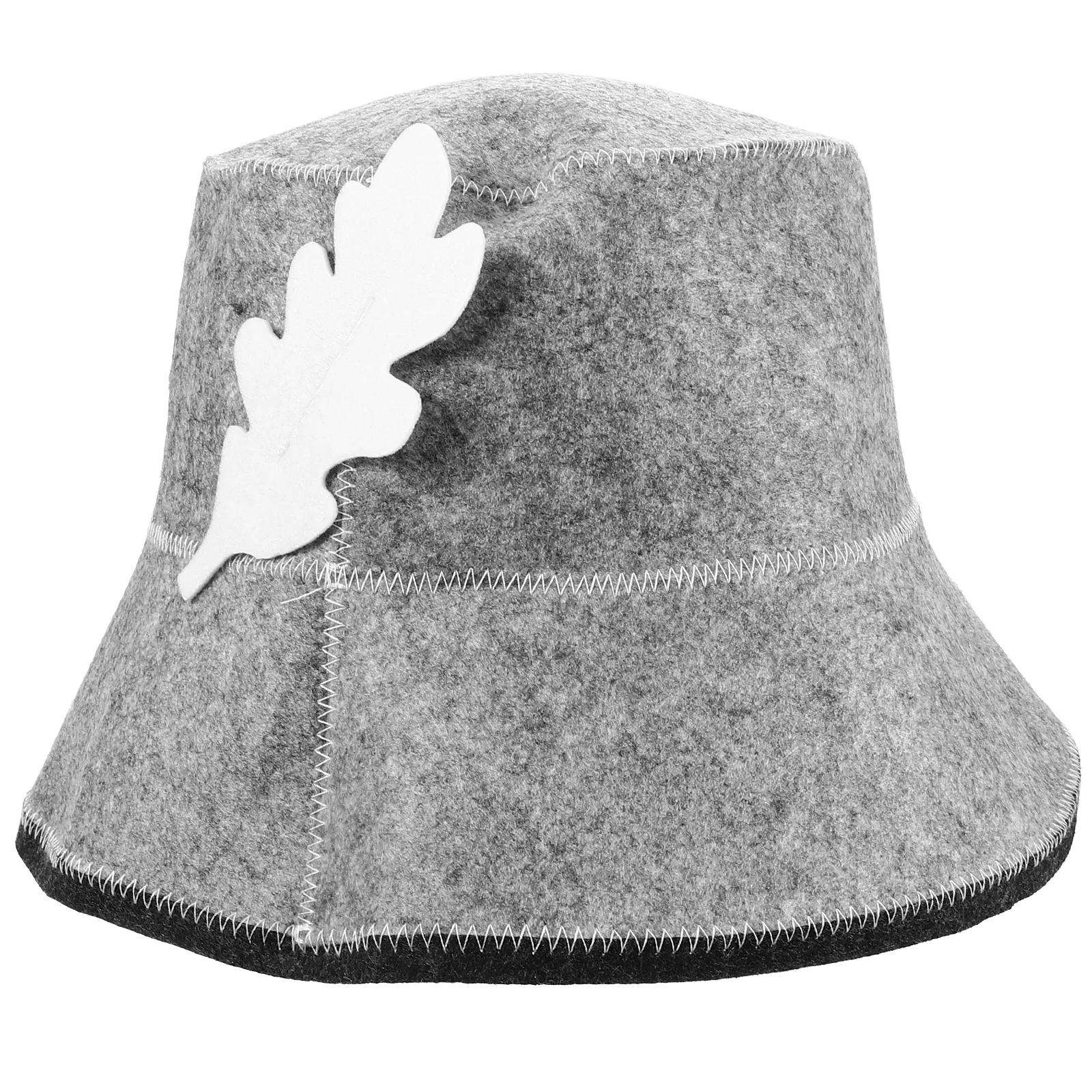 Felt Hat Hot Spring Sauna Miss Bucket Hats for Woman Bathroom Supplies