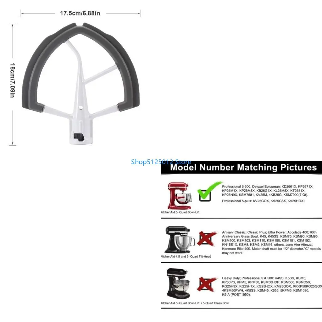 

G8TC Mixer Replacement Stainless Steel Material Mixer Attachments for 6QT Mixers