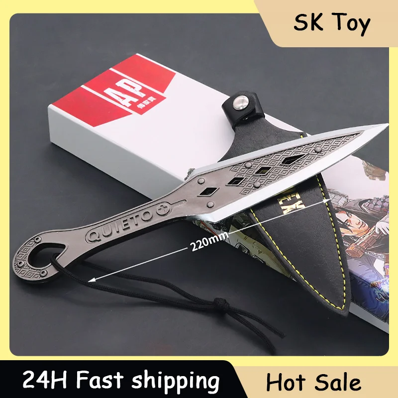 APEX Heirloom Evil Spirit Kunai Edición Caja de Regalo Modelo Totalmente Metálico Artículo Coleccionable Cuchillo de Combate de Juego Totalmente Metálico Espada de Juguete Artesanal