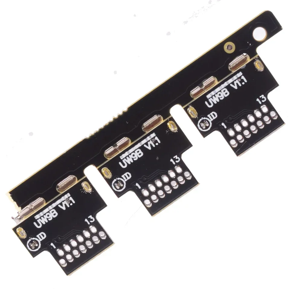 USB Micro-B Type B Connectors Socket 13Pin 8Pin USB2.0 3.0 DIY USB Data Charging Adapter Plug Bend Right 90 Angle for PCB Design