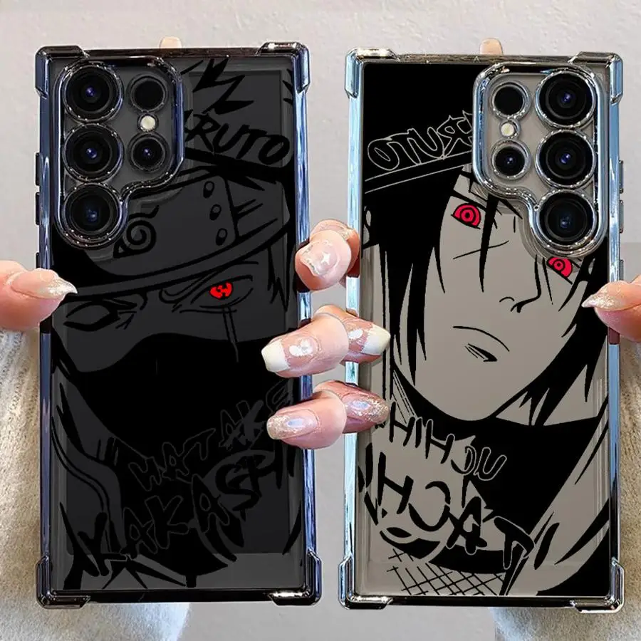 Phone Case for Samsung Galaxy S24 S21FE S24ultra S22 Ultra S25 Plus S20 FE S24fe S23 Soft Cover Anime Cool-N-arutoS