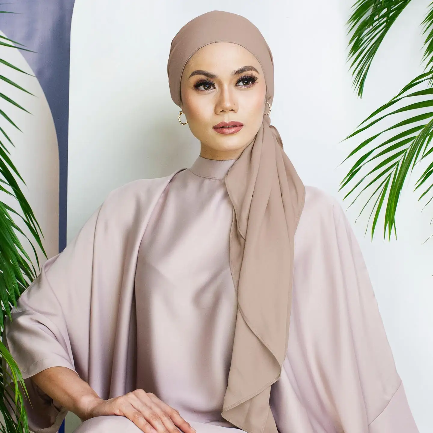 マレーシアのイスラム教徒のヒジャーブ,シフォンスカーフ,ロングショール,プレーンラップ,tudung,ラージサイズ,プレミアム,2m x 72cm