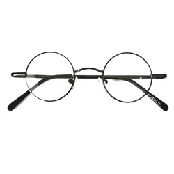 Small Size 38mm Vintage Round Reading Glasses Spring Hinges Full Rim +100 +125 +150 +175 +200 +225
