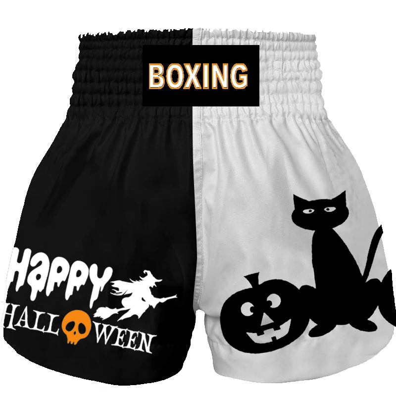 Muay Thai Boxing Shorts for Men's Women's Kids Teenagers Kickboxing Fighting MMA Trunks Sanda Grappling Bjj Training Short Pants