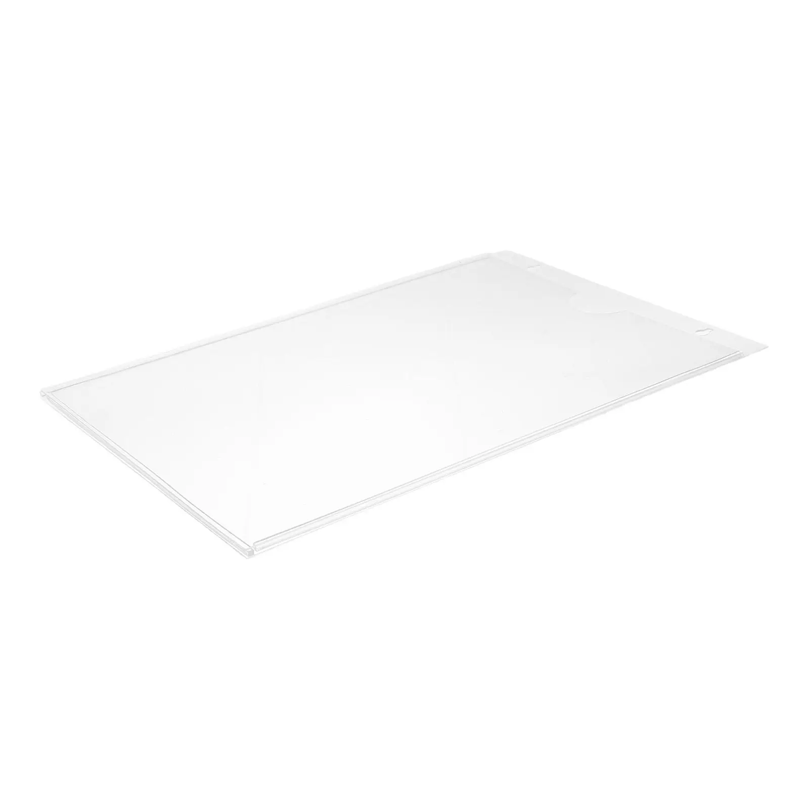 Clear Acrylic Wall File Organizer Rack for A4 Magazines Brochures Flyers - Vertical Literature Display Holder for Office Retail