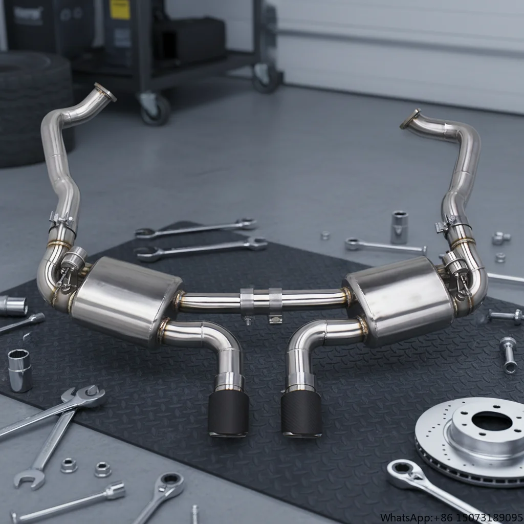 Custom Smart Valves Exhaust System for  981 /Boxster 2.7/3.4 2012-2015 Race Exhaust Pipes with Remote Controls
