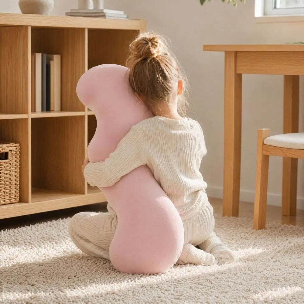 Lower Back Pain Relief Pillow Long Hug Pillow with Removable Cover Full Body Pregnancy Support Cushion Bolster for Side Sleepers