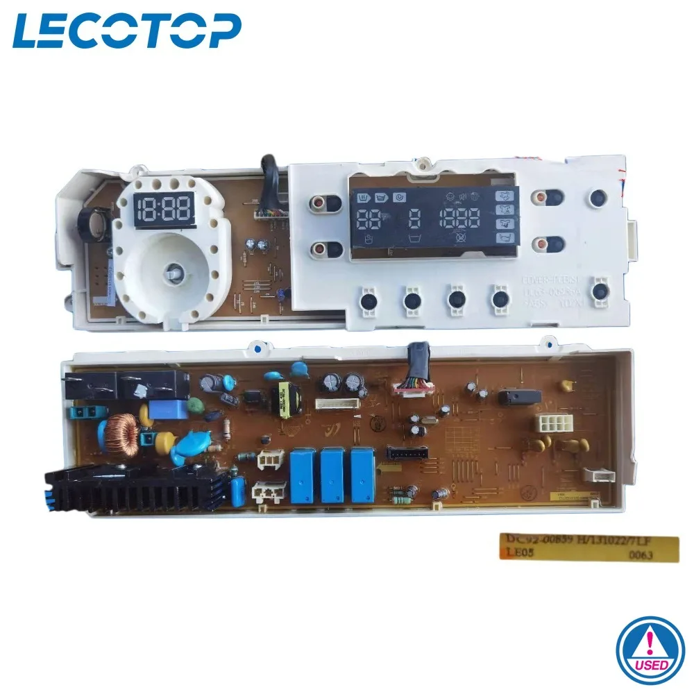 Placa de Controle DC92-01137E DC92-00859H com Display PCB para Máquina de Lavar Samsung Série DC92-00859 - Peças para Lavadora