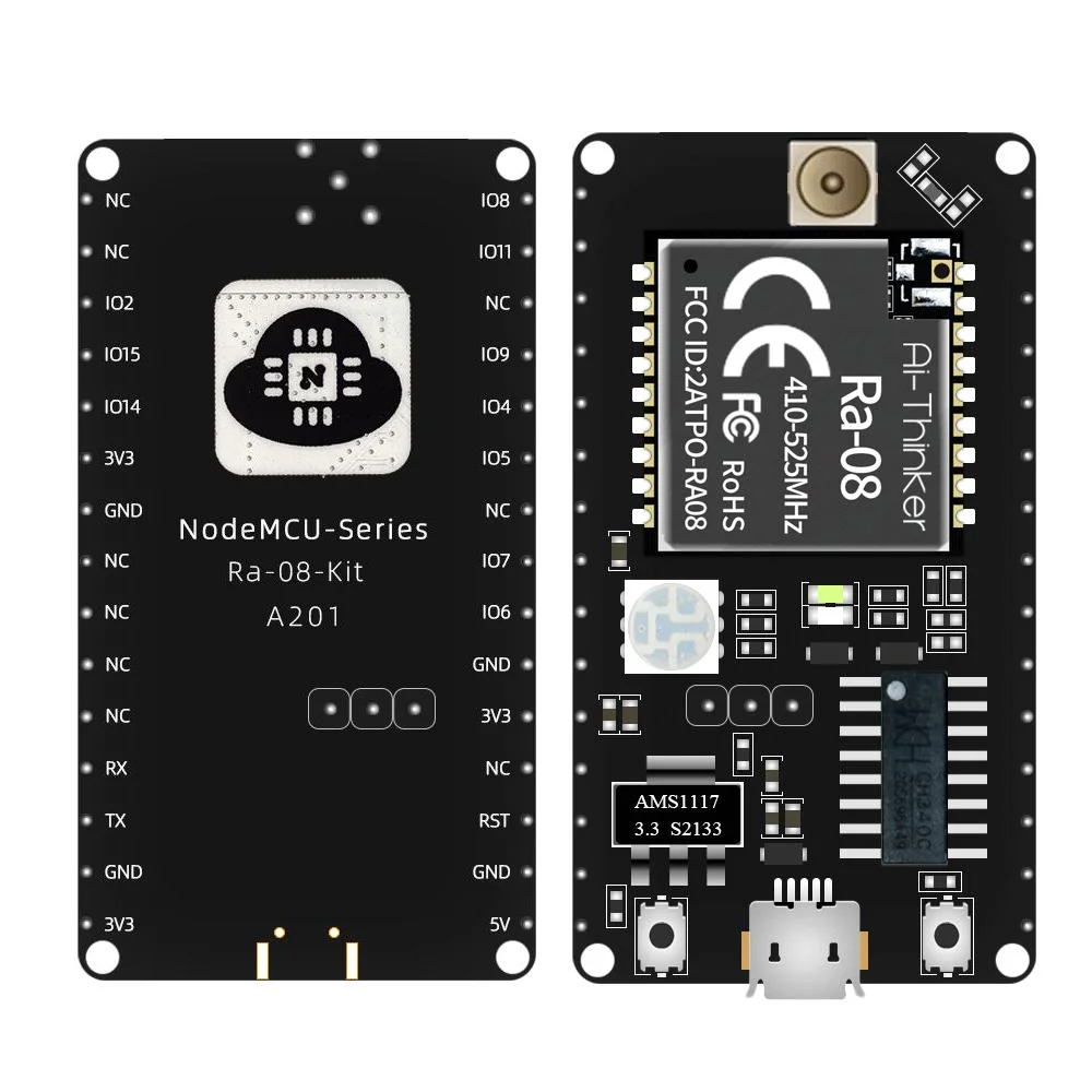 Ra-08-Kit Development Board LoRaWAN RF Module Standalone MCU SMA Interface 470MHz Antenna