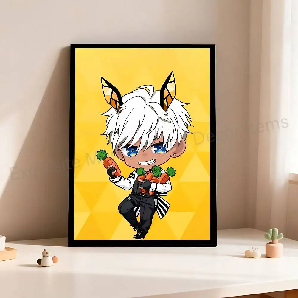 O-Obey Me O-Otome Mammon Artists Canvas Painting for Living Room Home Decor Poster Fans Gifts-unframed