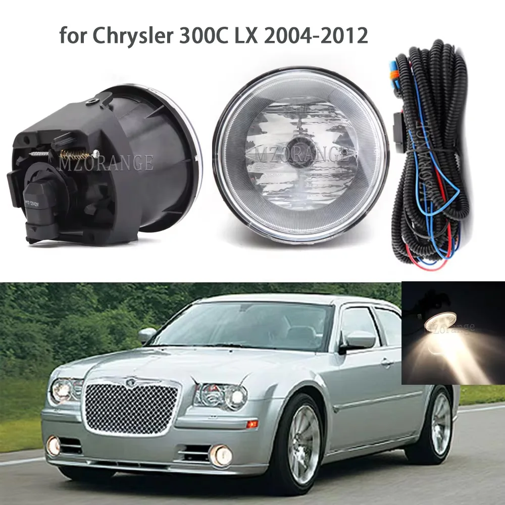 

Fog Light for Chrysler 300C LX 2004-2012 Accessories Headlight Halogen Fog Lamp Car Wiring Harness Switch Kit PARTS auto