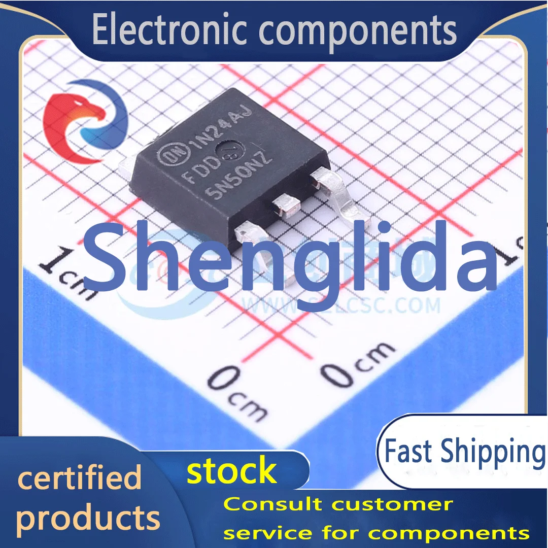 

5PCS FDD5N50NZTM packaged D-PAK Field-effect transistor brand new off the shelf purchasable