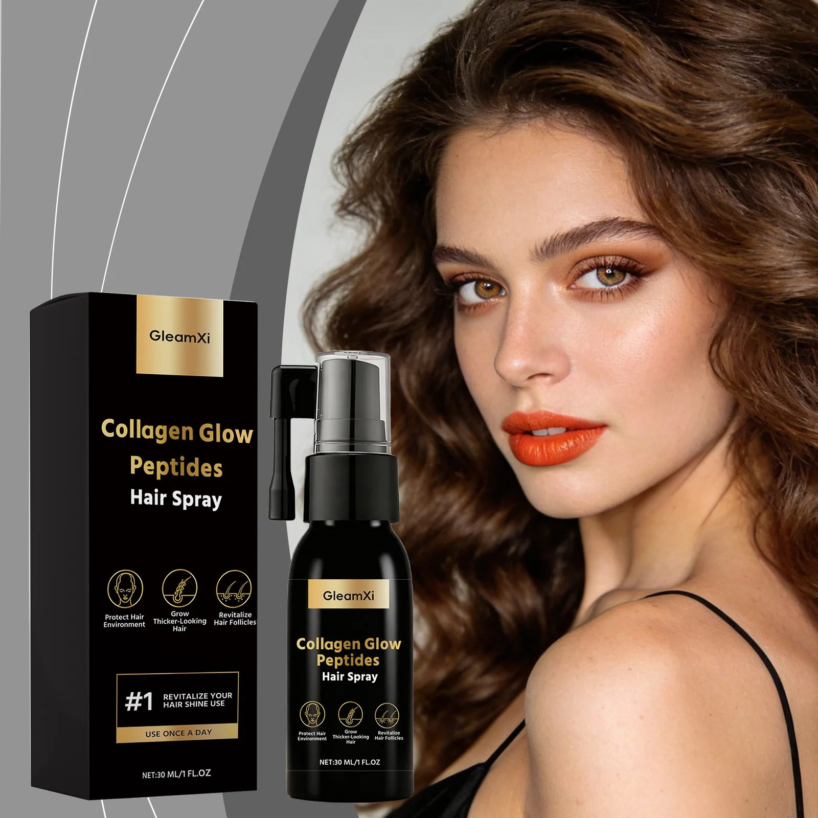 

Спрей для ухода за волосами - с нежными ингредиентами, увлажняющий и разглаживающий, питательный спрей для ежедневного использования