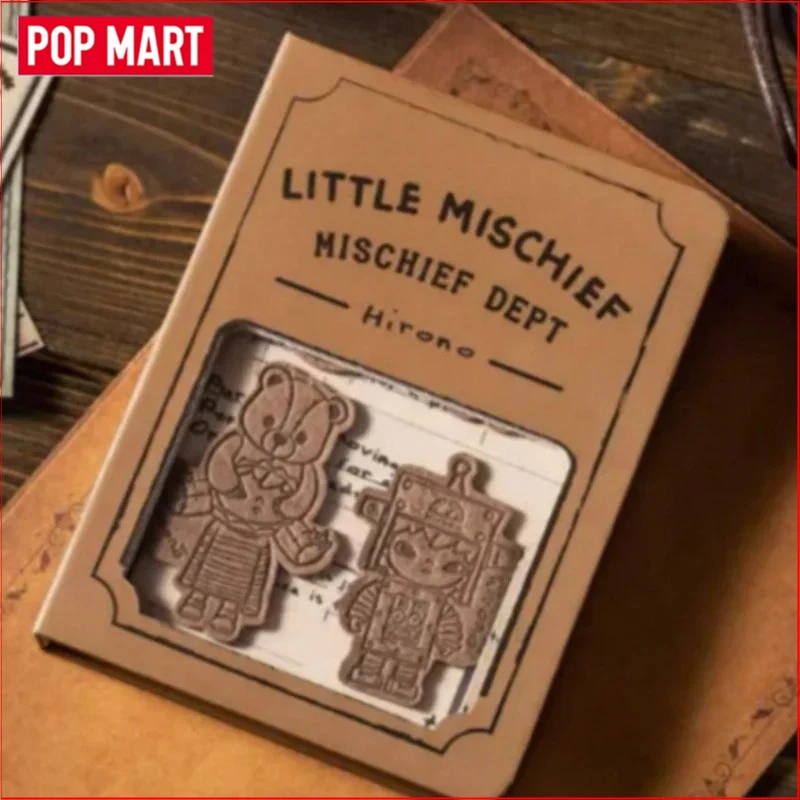 

POP MART HIRONO LITTLE MISCHIEF DEPT Magnetic Bookmark Refrigerator Magnet Anime Peripheral Blind Box Desktop Decoration Gift