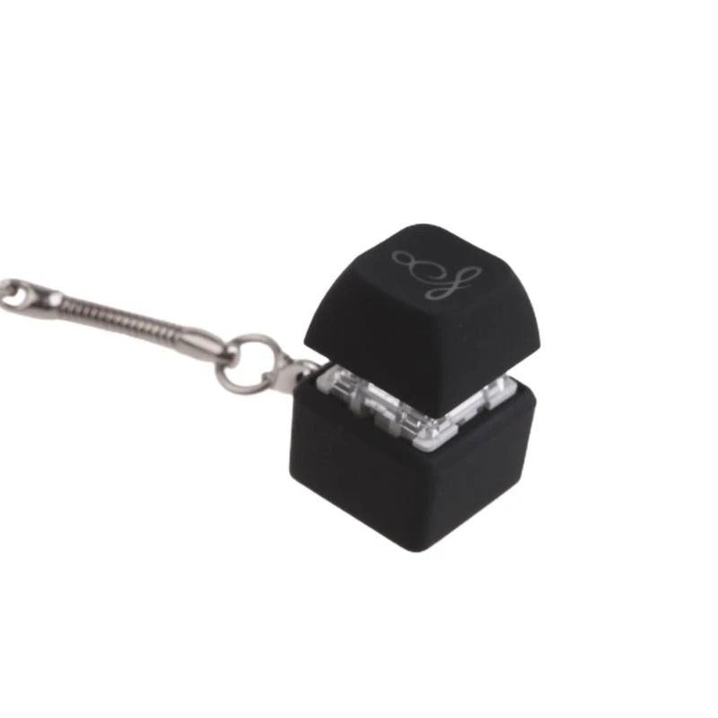 Q5WA 1PC RGB LED Mechanischer Tastaturschalter Keychain Leuchten Sie die Backbeleuchtung Tastatur -Tastatur -Test
