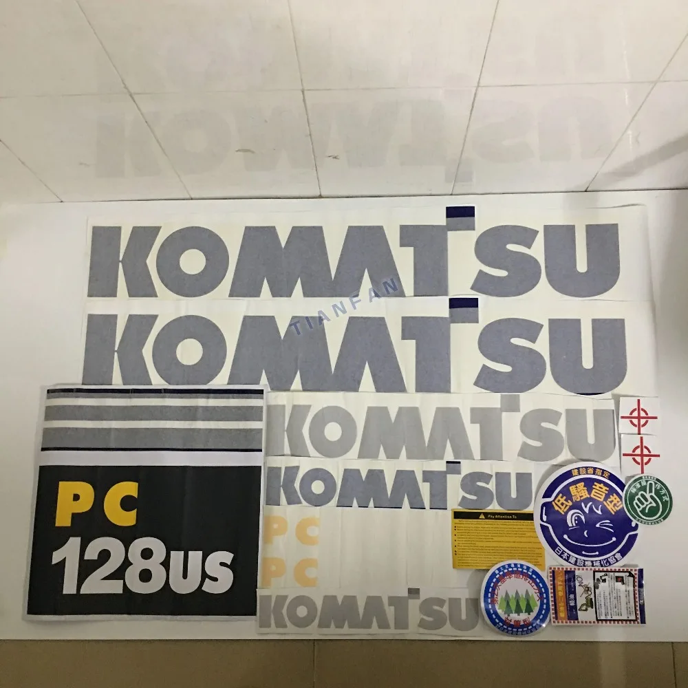 

Наклейка на весь автомобиль/тонкая наклейка на автомобиль/модель этикетки автомобиля, наклейка, аксессуары для экскаватора для Komatsu PC78US/128US/138US/228US