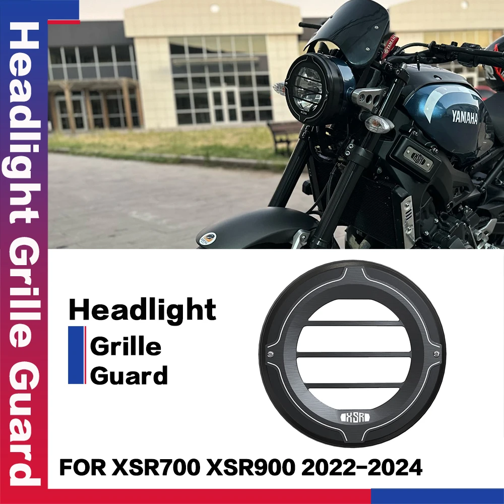 

New Moto For YAMAHA XSR700 XSR 700 XSR900 2022 2023 2024 Motorcycle Aluminium Accessories Headlight Grill Guard Cover Protector