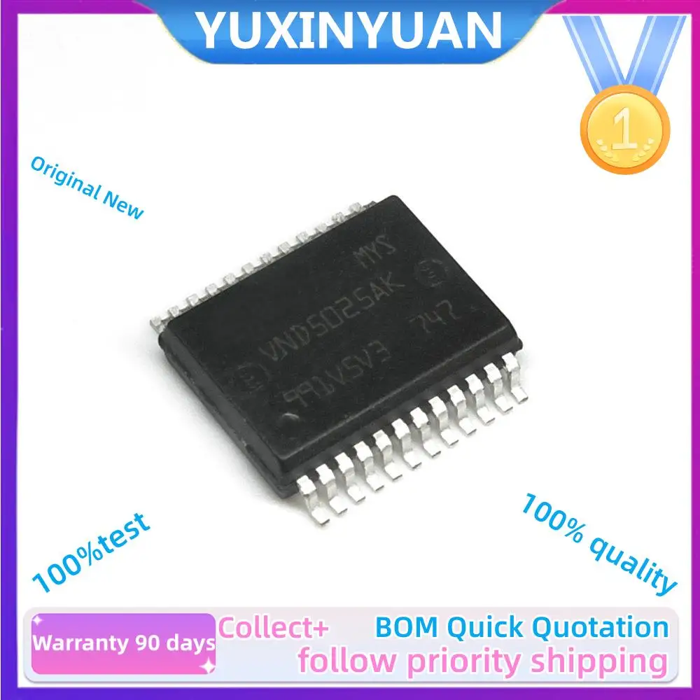 5PCS/LOT /LOT  VND5025AK SSOP24  integrated  circuit  IC  chip