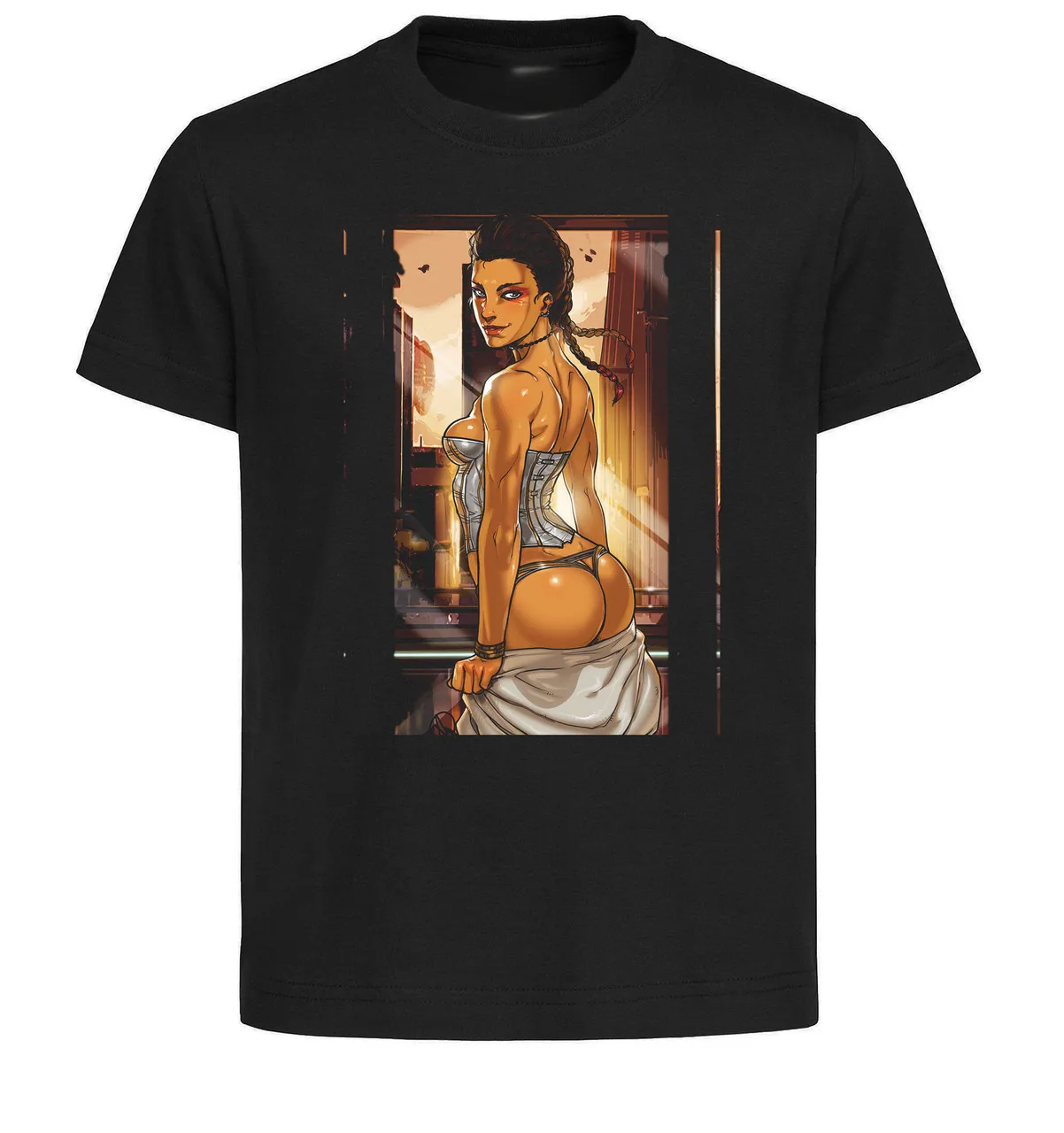 

T-Shirt Black Grey White Ganassa Apex Legends Loba