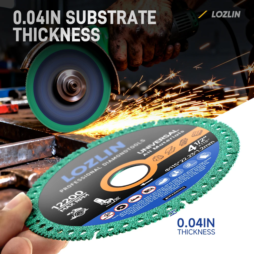 4.5 Inch Diamond Saw Blades Ultra Thin for Precise Cutting Disc Ceramic Porcelain Tile Marble Granite Metal Trimming Saw Blade - view 4
