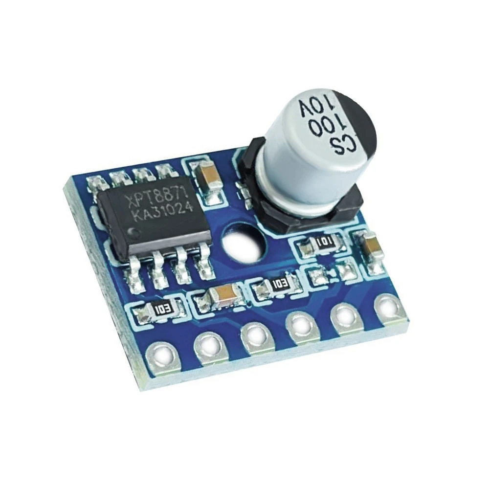 DC2.5-5.5V 5128 Mini Class-D Amplifier Board 5W Mono Digital Audio Amplifier Module for Bluetooth Audio DIY