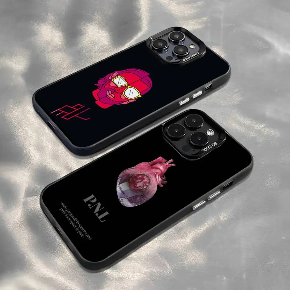 PNL QLF R-Rapper S-Singer Phone Case For iPhone 17,16,15,14,13,12,11 Plus,Pro Max,XS,Colorful Silver Black Cover