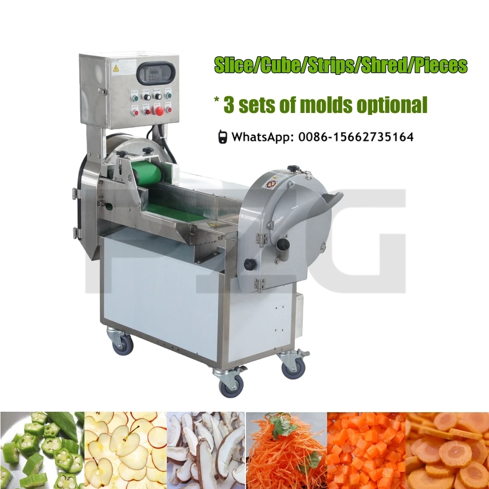 Adjustable Thickness Automatic Parsley Plantain Onion Cucumber Banana Vegetable Cutting Machine Carrot Potato Vegetable Cutter