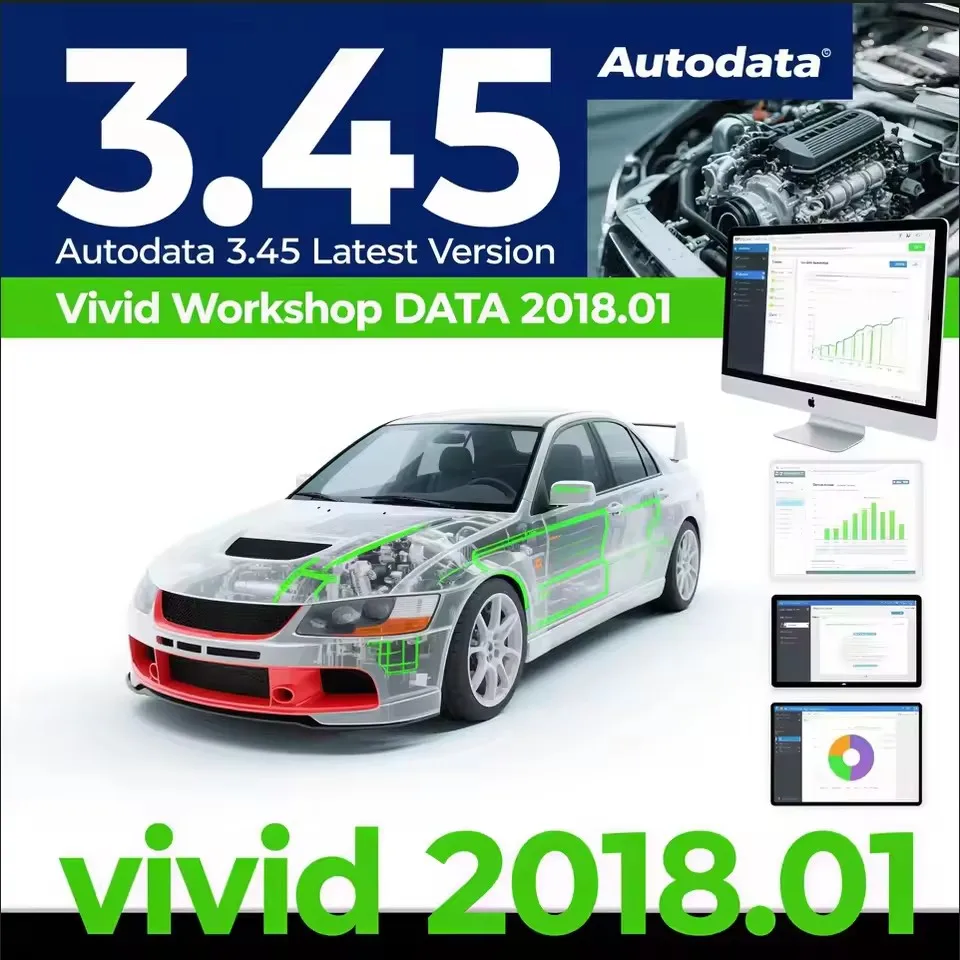 

2025 Auto repair software Vivid 2018 Workshop DATA 2018 Atris-Technik Europe Automotive Repair Software+ autodata 3.45 sof