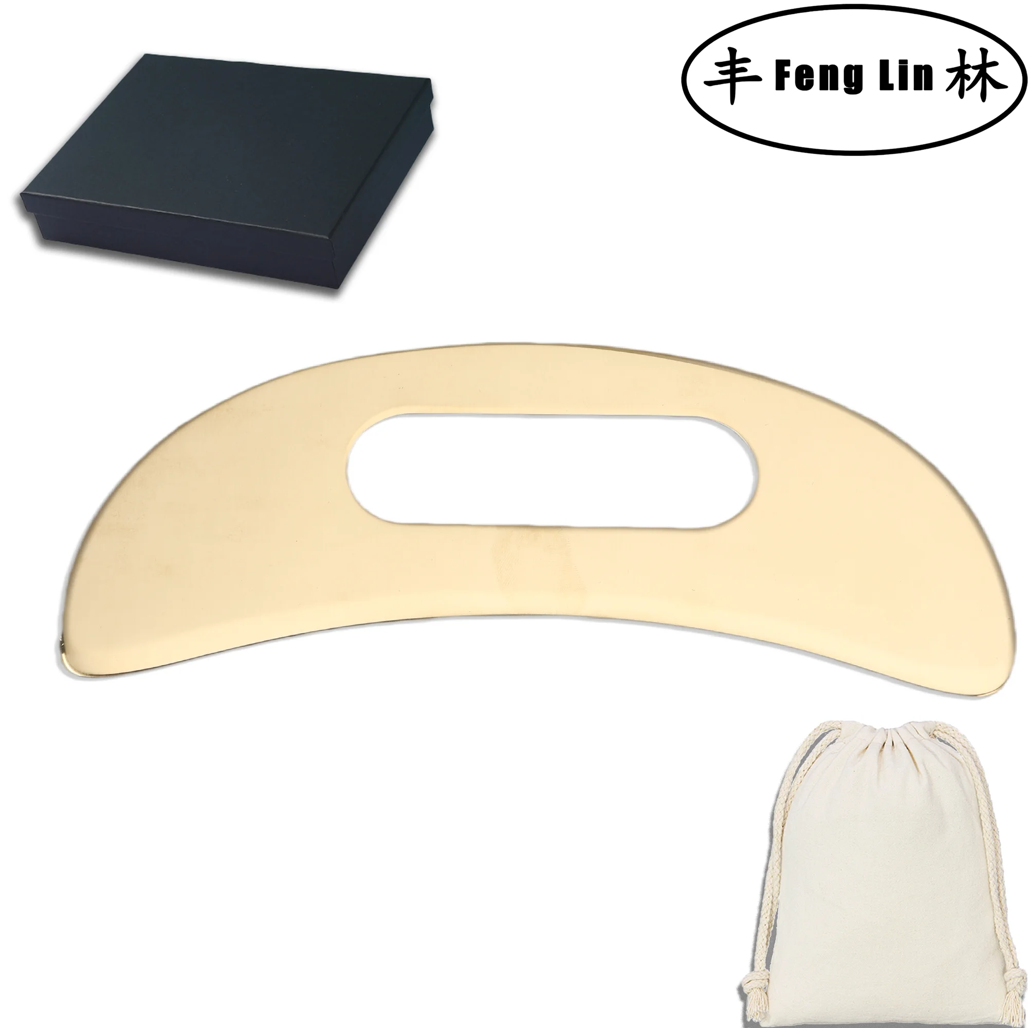 Copper Therapy Massage Scraping Tool, Lymphatic Drainage Massager, Grip Scraping Board, Anti-Fat Shaping, Muscle, Neck