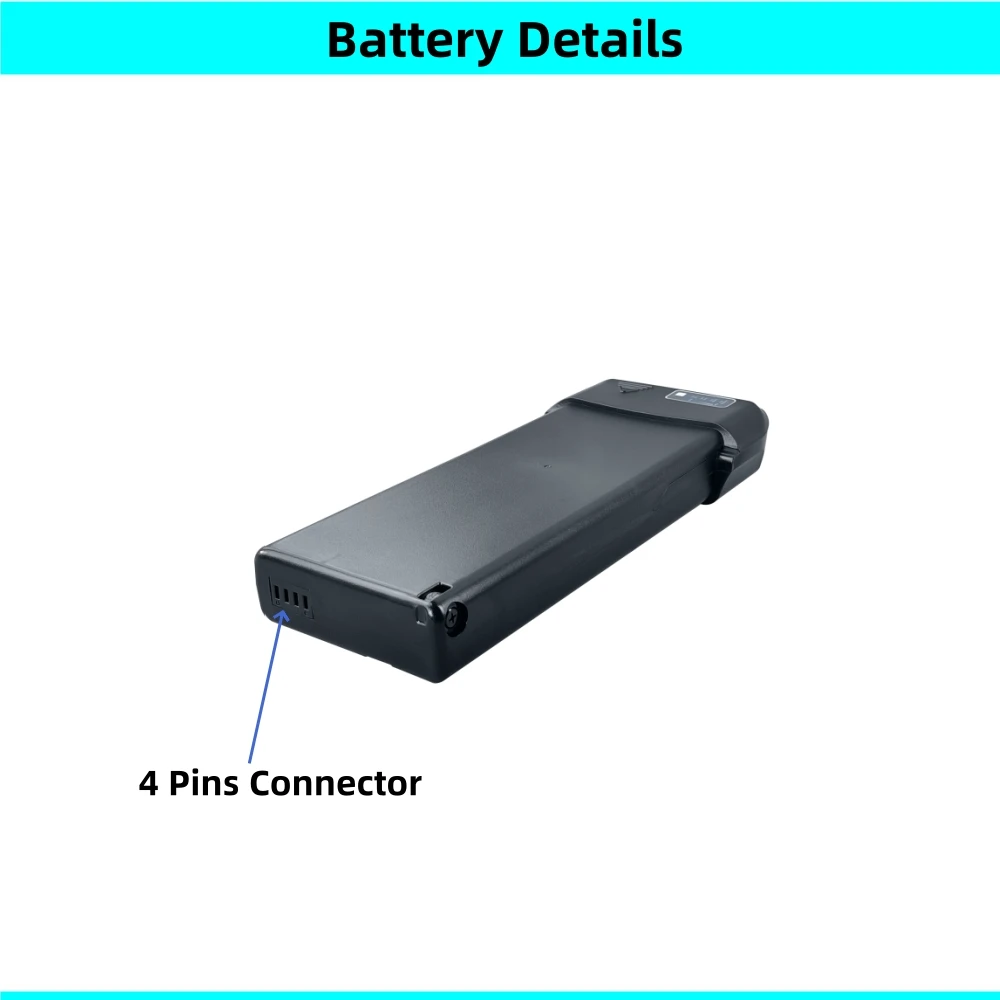 Folding Bike Rear Rack Bike Ebike Battery 36V 8.8Ah 10.4Ah 14Ah 24V 10Ah 14Ah for Zündapp Green 4.7 Ezy Commuter E-bike Battery