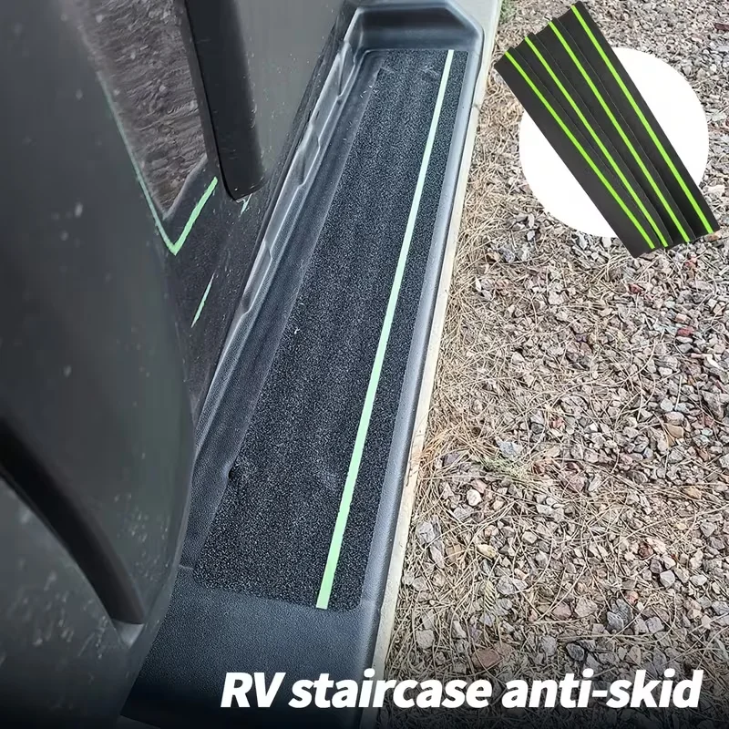 Set of 1 Glow-in-the-Dark Anti-Slip Tapes | Thick Anti-Slip Stair Strips |  Reflective Safety Floor Stickers, Ideal