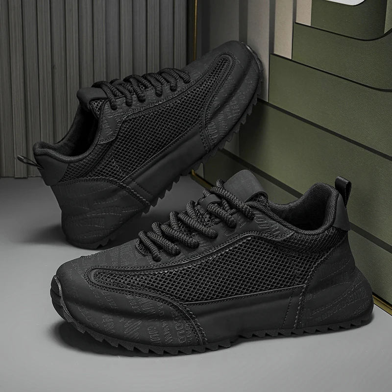 

Men's Breathable Lightweight Sneakers Casual Comfort Sports Running Tennis Fitness Jogging Shoes for Male