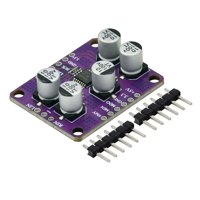 Excelente-PCM1808 Decodificador de Áudio Estéreo ADC 105Db SNR 24Bit Módulo de Placa Amplificadora Para Sistemas Hi-Fi