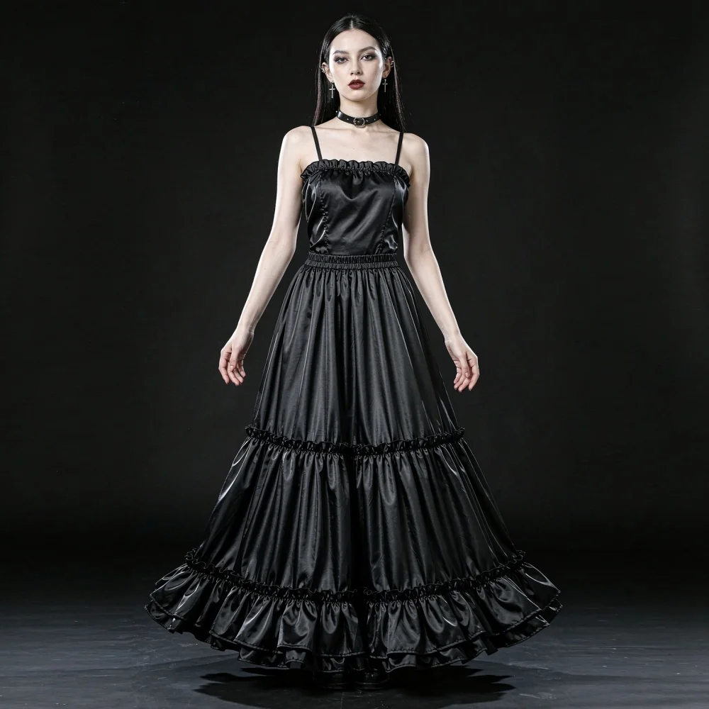 Women Elegant Pink Satin Party Gown for Spaghetti Strap Sweetheart A-Line Tea Length Lace High Quality Prom Dress