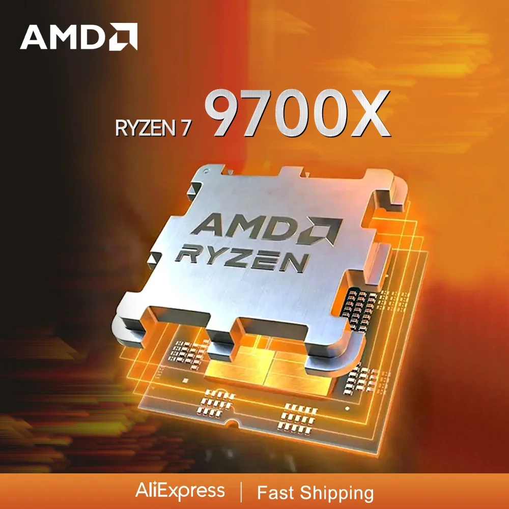 

AMD Ryzen 7 9700X R7 Brand New 9700X Boxed AM5 5.5GHz 8-core 16 Thread 4NM TDP 65W CPU Processor
