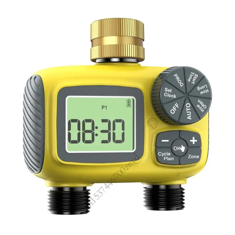 

Convenient 2 Zone Plant Watering Timer For Gardeners Irrigation Timer P9YB