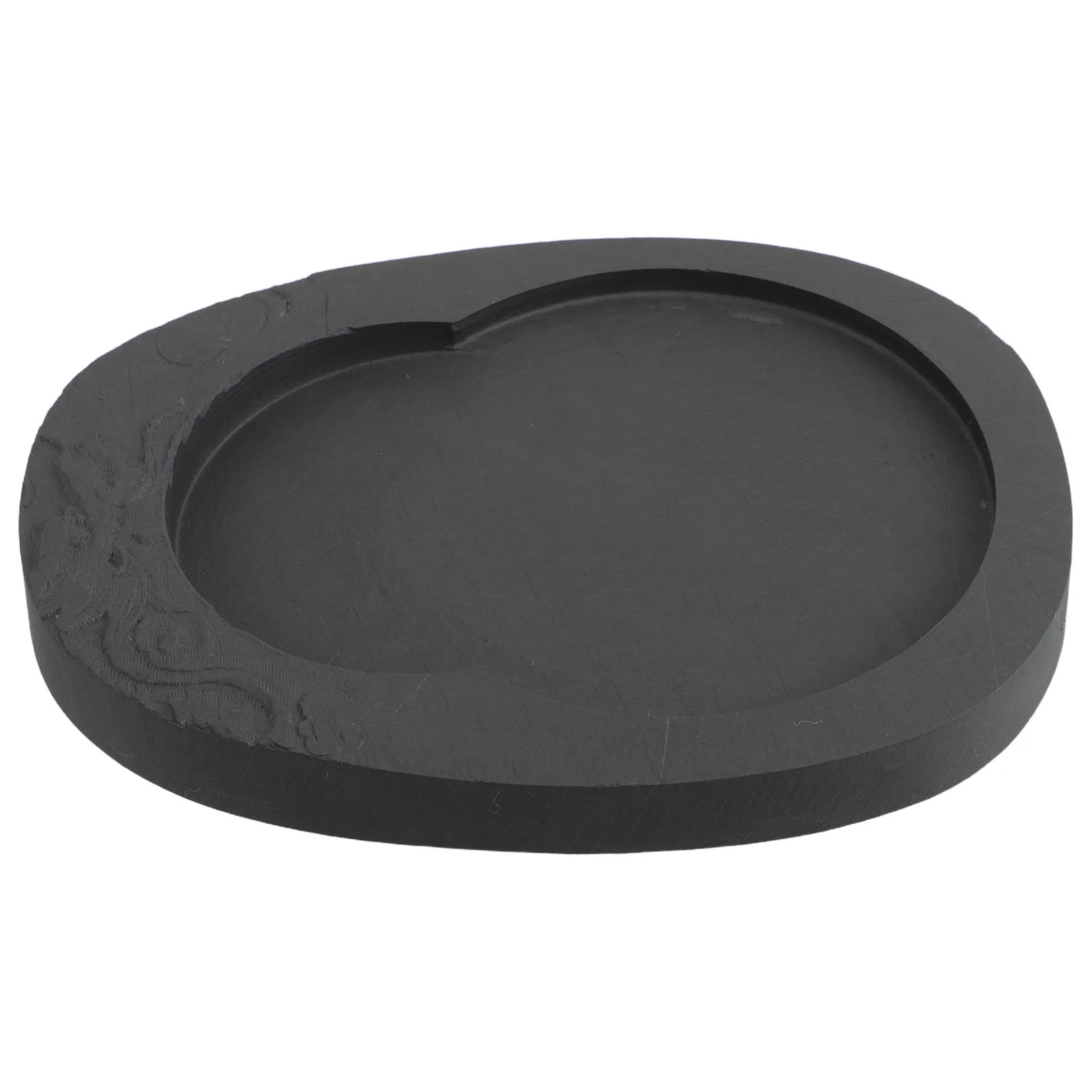 5-Inch Dragon Carved Chinese Calligraphy Inkstone Lid Natural Grinding Inkslab For Writing Painting Desktop Artistic Ink