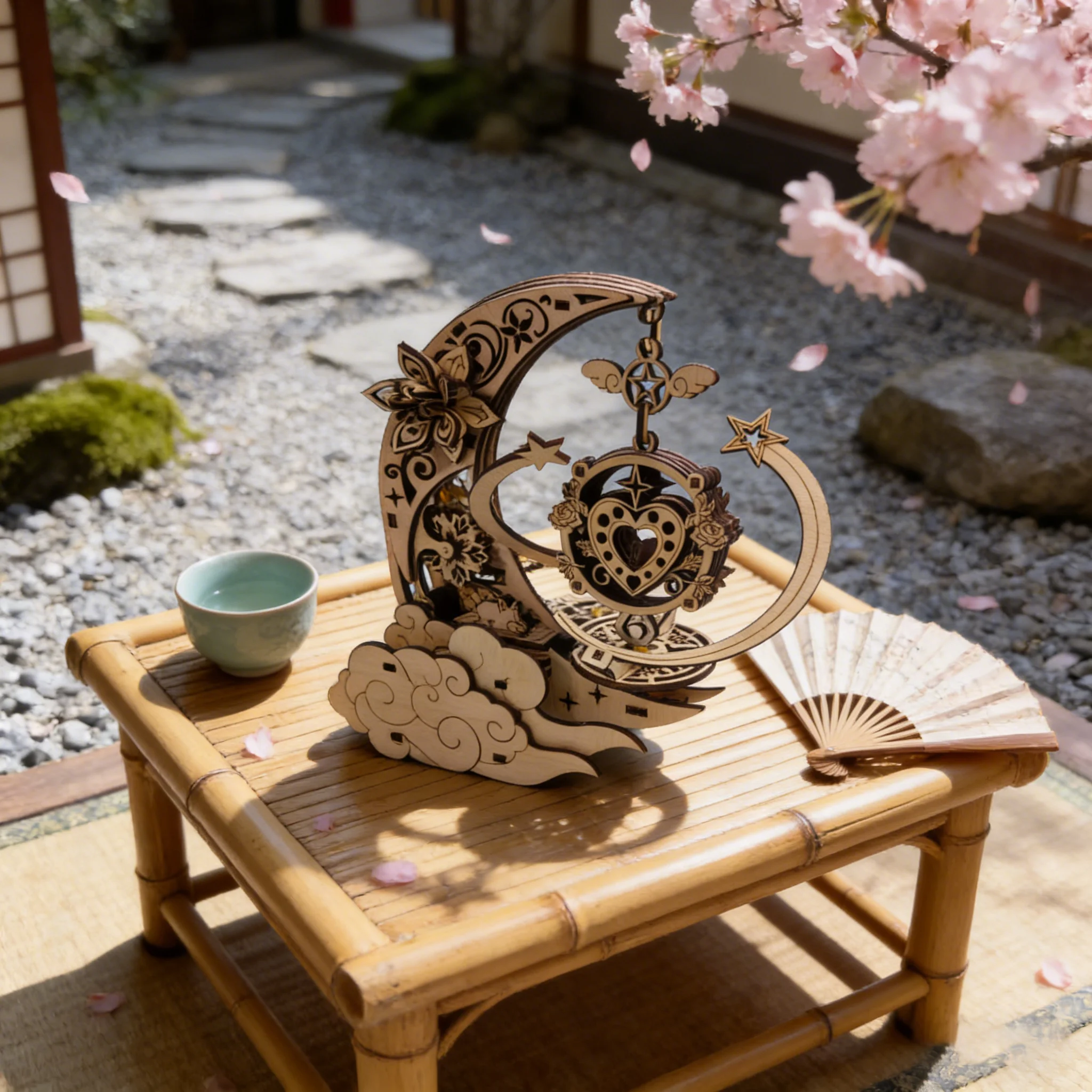 Midsummer Night 3D houten puzzel, schaalmodel, doe-het-zelf-modelbouwset, handgemaakt cadeau, woondecoratie, montagespeelgoed